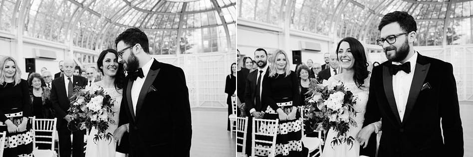 Brooklyn Botanic Garden indoor wedding