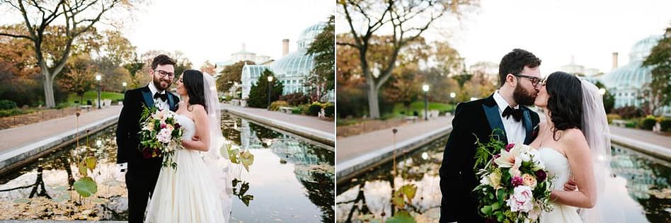 Jewish wedding at Brooklyn Botanic Garden