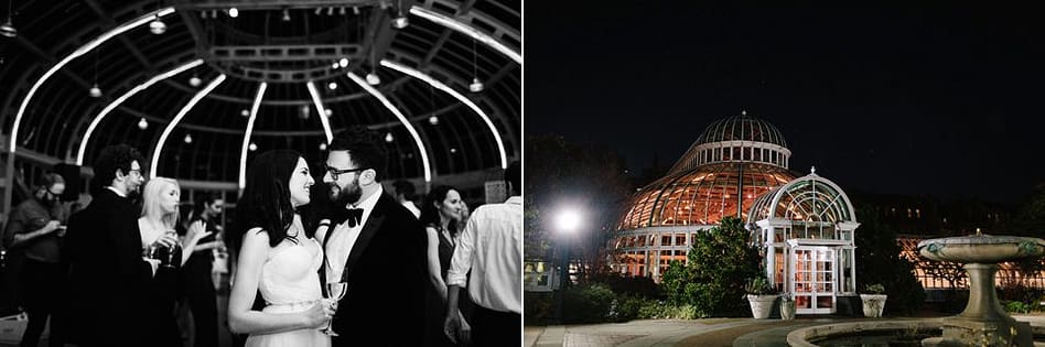 November wedding at Brooklyn Botanic Garden