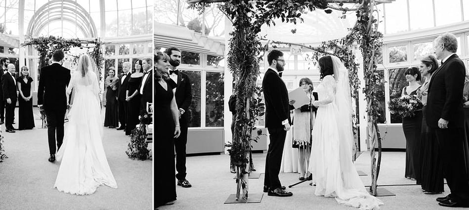Jewish wedding at Brooklyn Botanic Garden