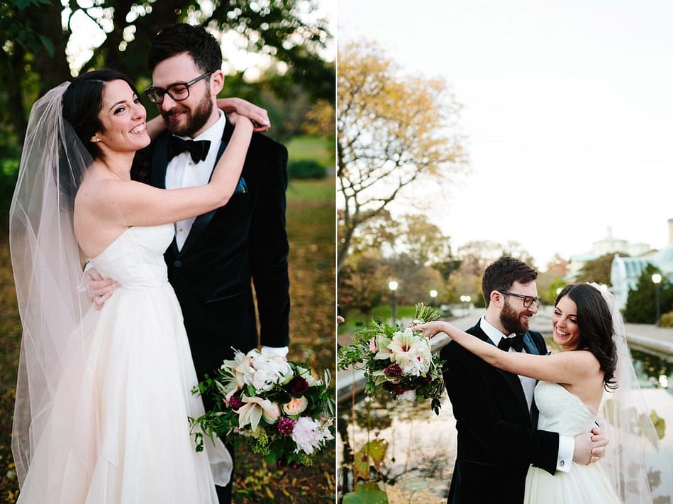 November wedding at Brooklyn Botanic Garden